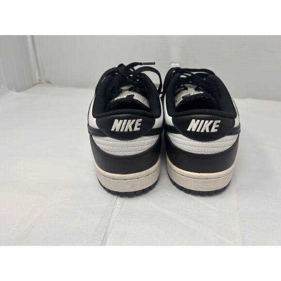 Nike Dunk Low Black White Panda Sneakers Men’s 10.5 Black White - Picture 8 of 9